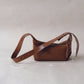 French Retro Lunch Box Bag In Brown