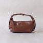 French Retro Lunch Box Bag In Brown