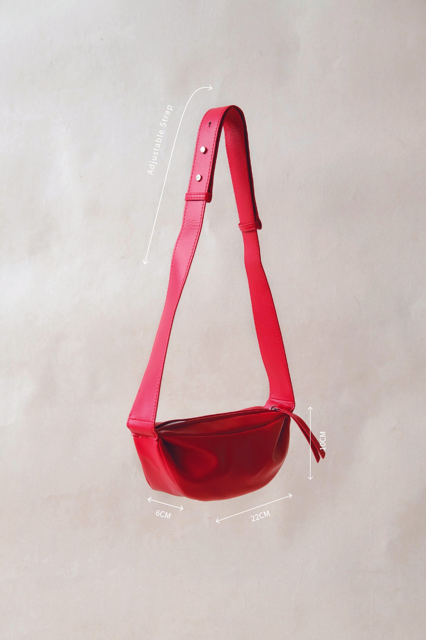 Mini Pillow Bag In Red