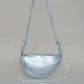 Half-Moon Croissant Bag In Silver