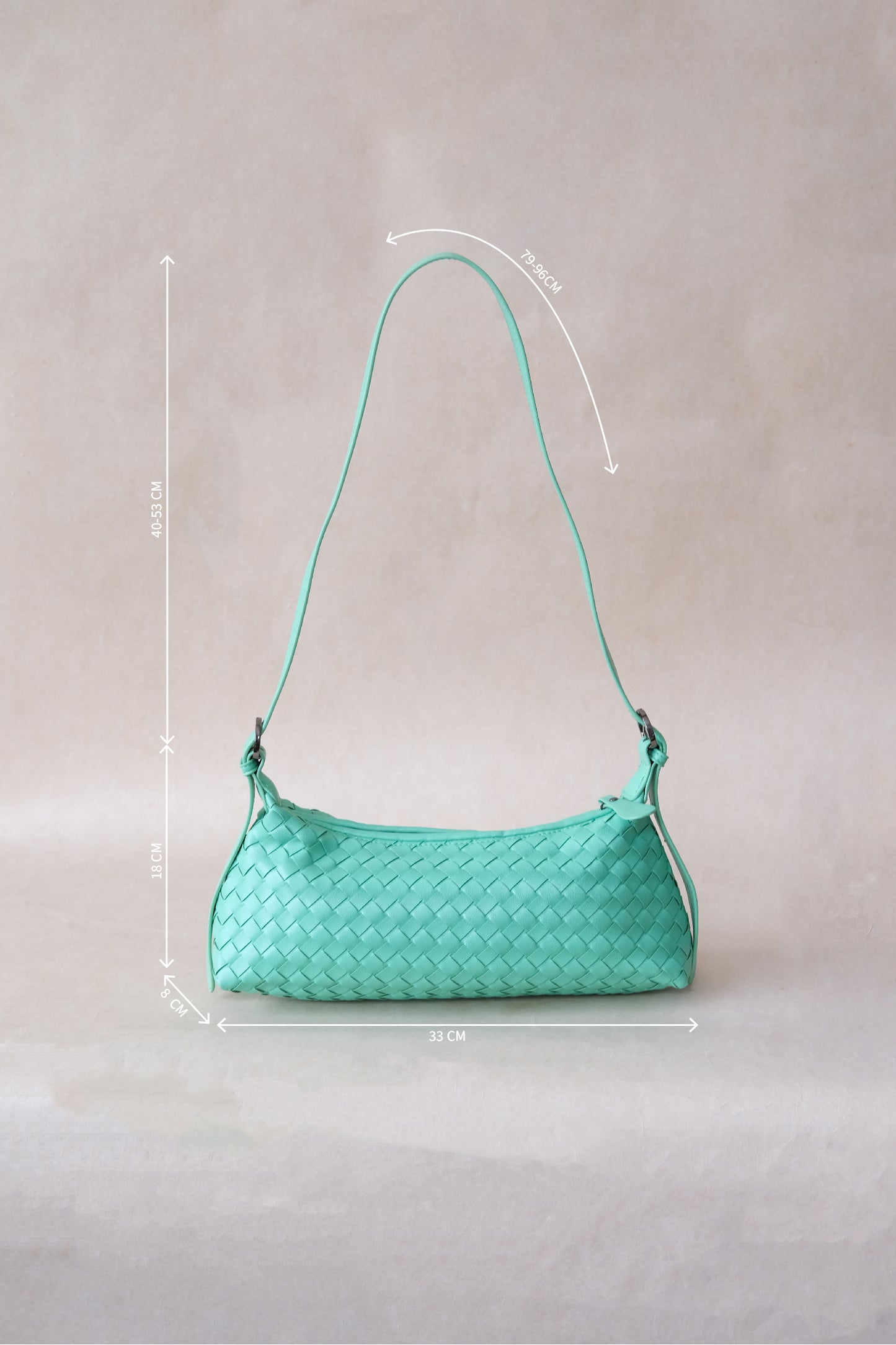 Maison Artisan Colette Baguette Bag - Siren Green