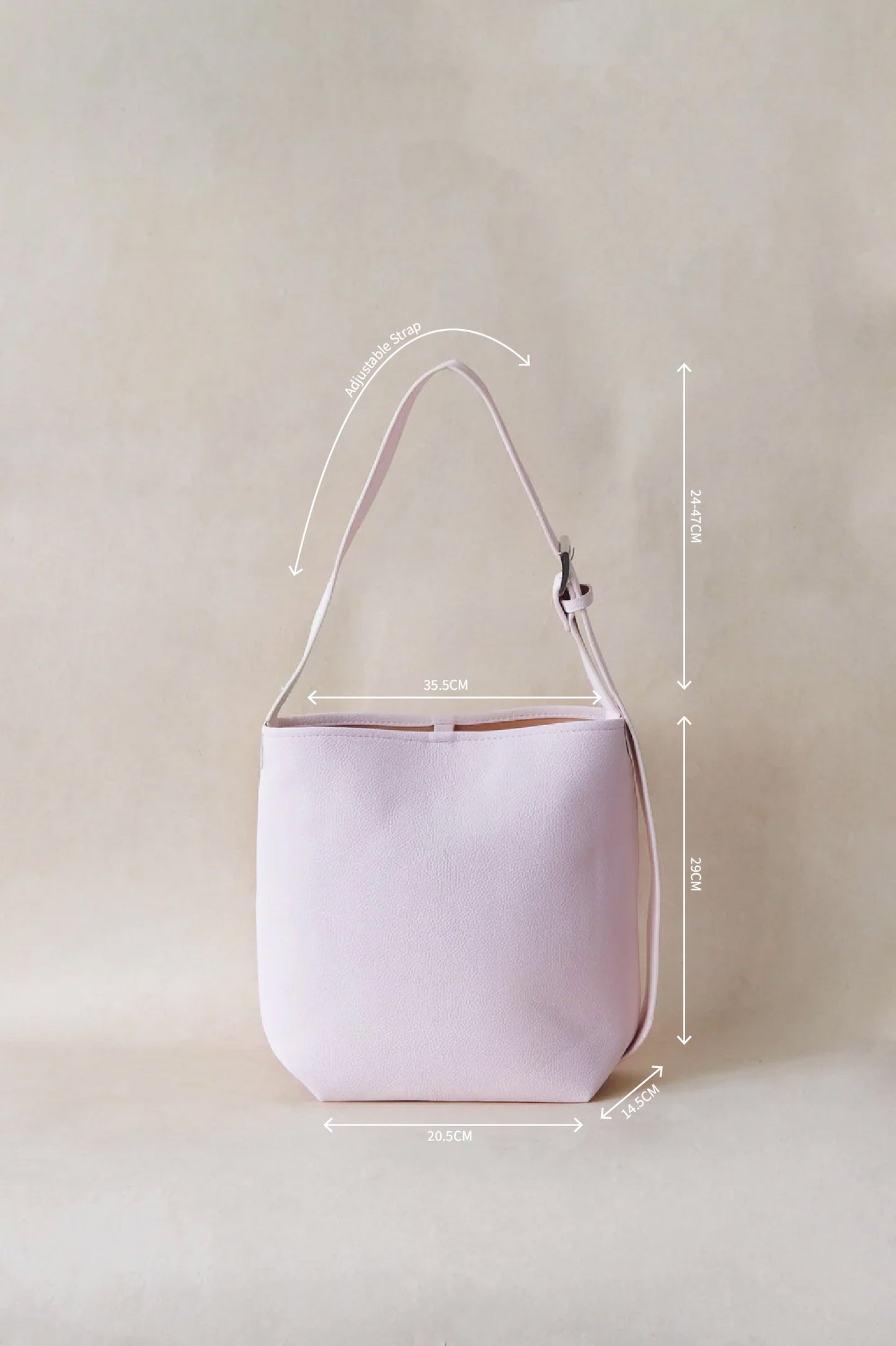 The Emery Bucket - Light Pink
