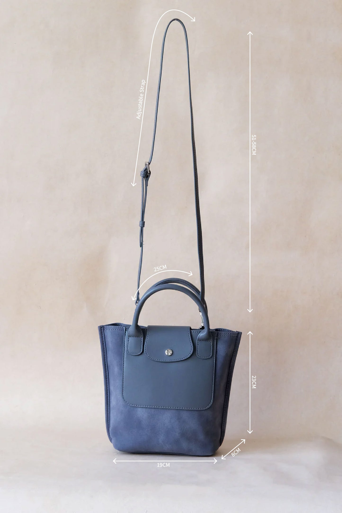 The Chérie Bucket Bag - Warm Grey