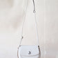 The Yuna Saddle Bag - White