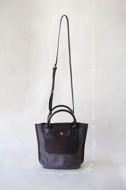The Chérie Bucket Bag - Dark Chocolate