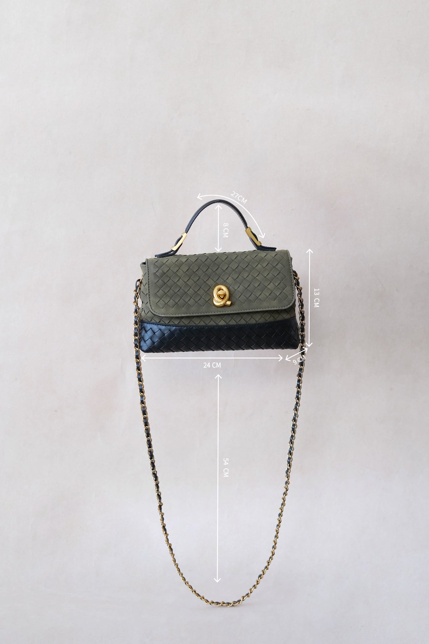 Artisan Minimalist Weave Multi-Bag - Olive Green