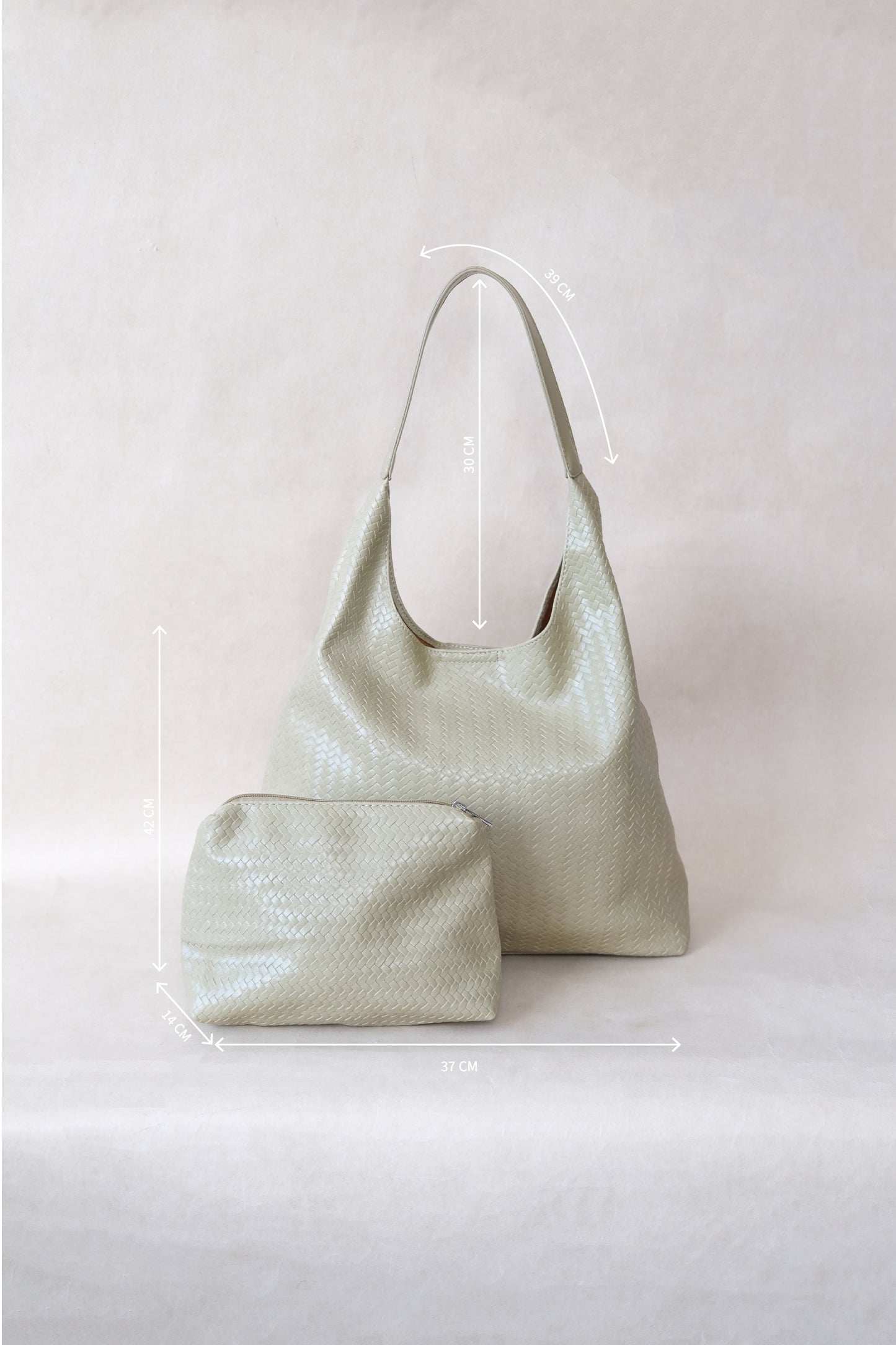 The Pure Elegance Tote - Light Green