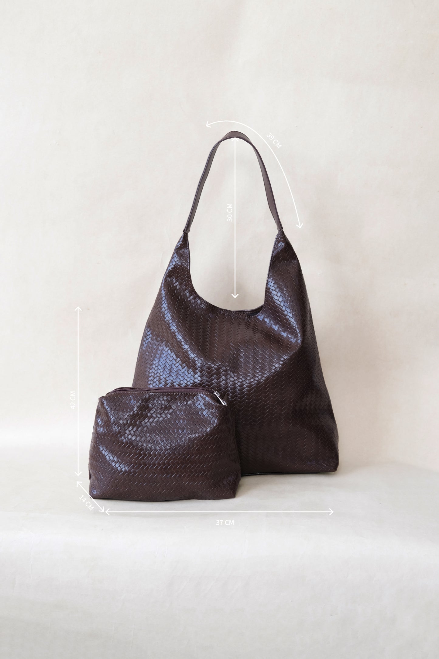 The Pure Elegance Tote - Coffee