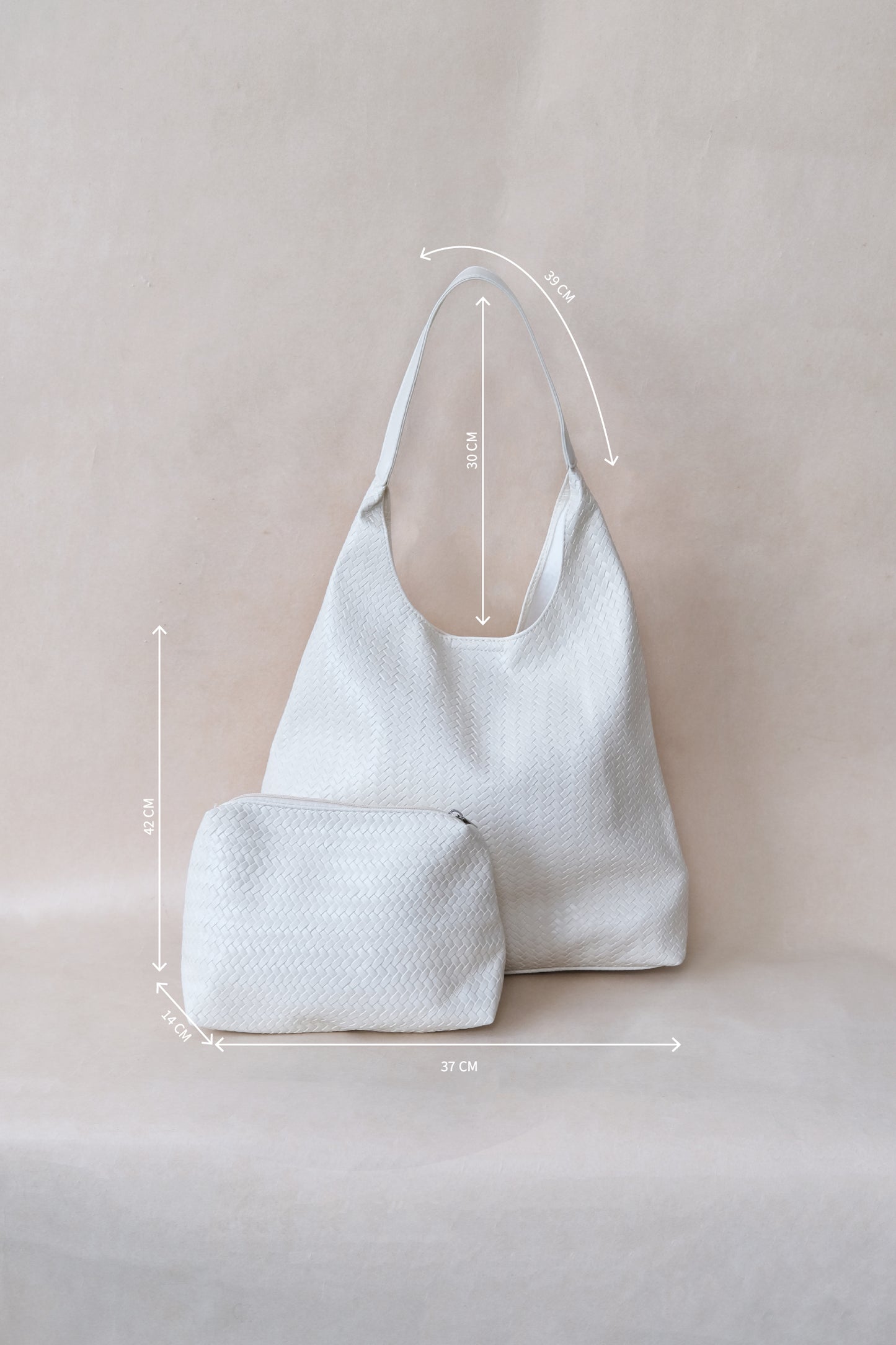 The Pure Elegance Tote - White