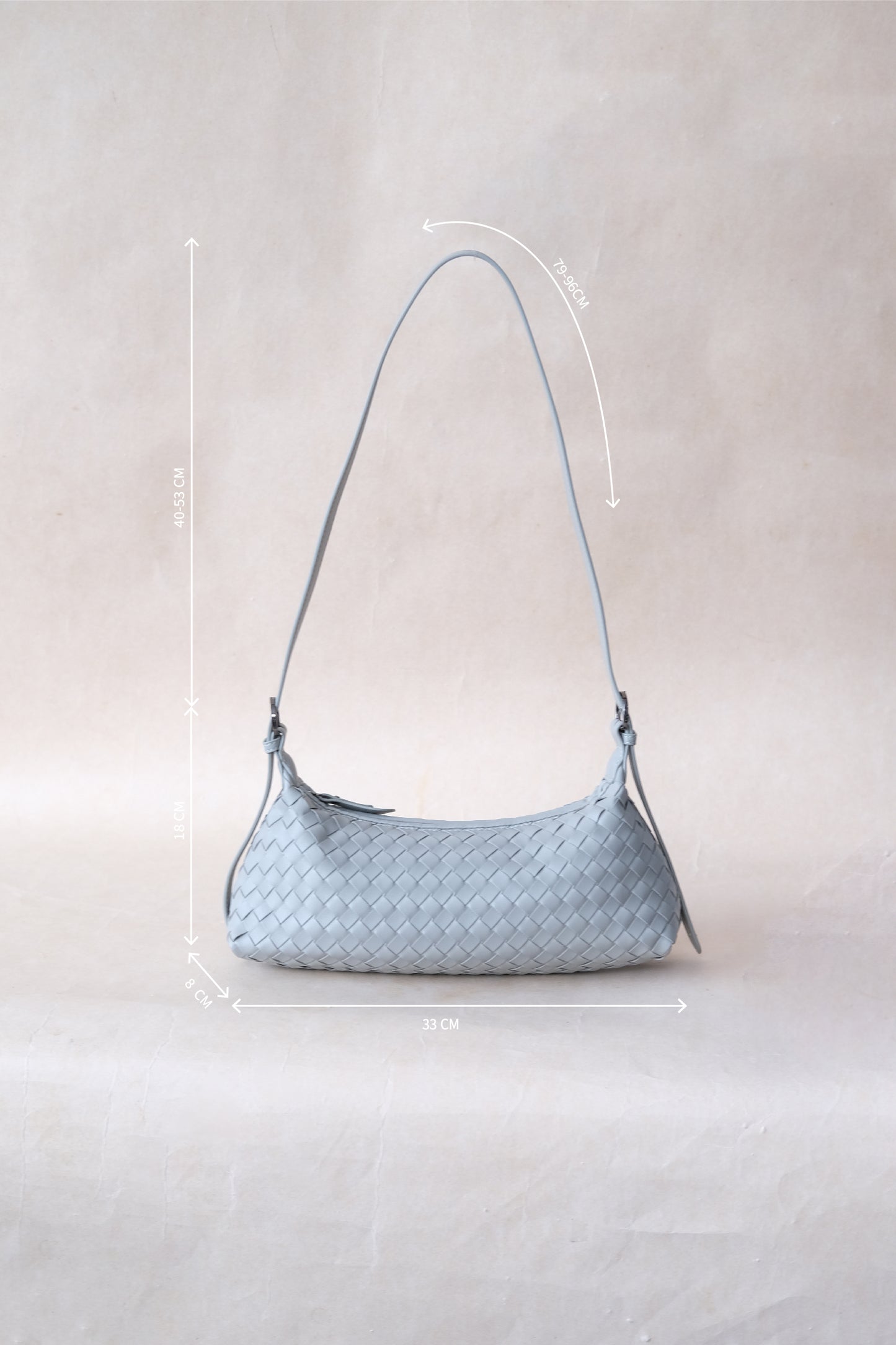 Maison Artisan Colette Baguette Bag - Agate Gray