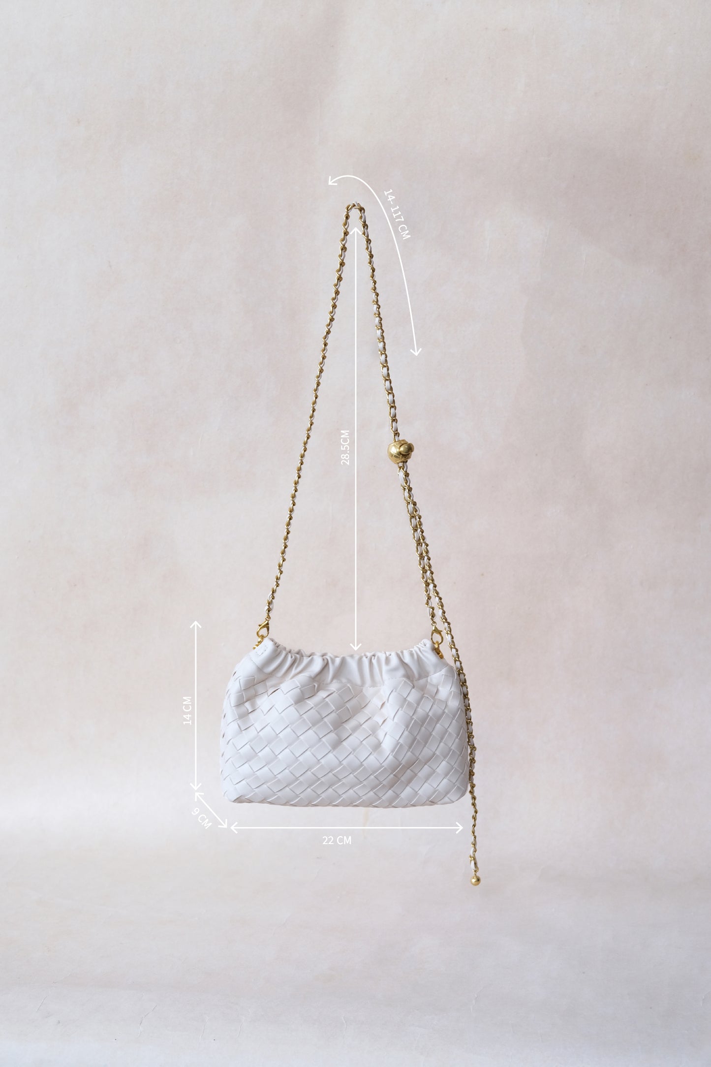 Artisan Signature Cloud Bag - Cream White