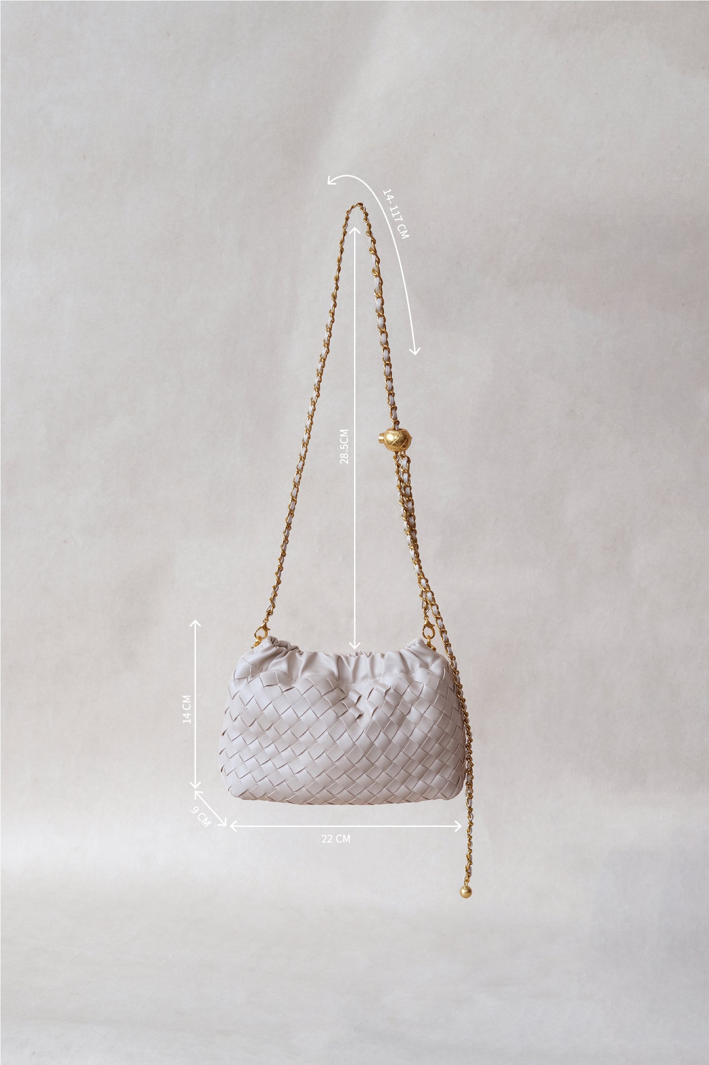 Artisan Signature Cloud Bag - White Sand