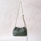 Artisan Signature Cloud Bag - Shinny Olive Green