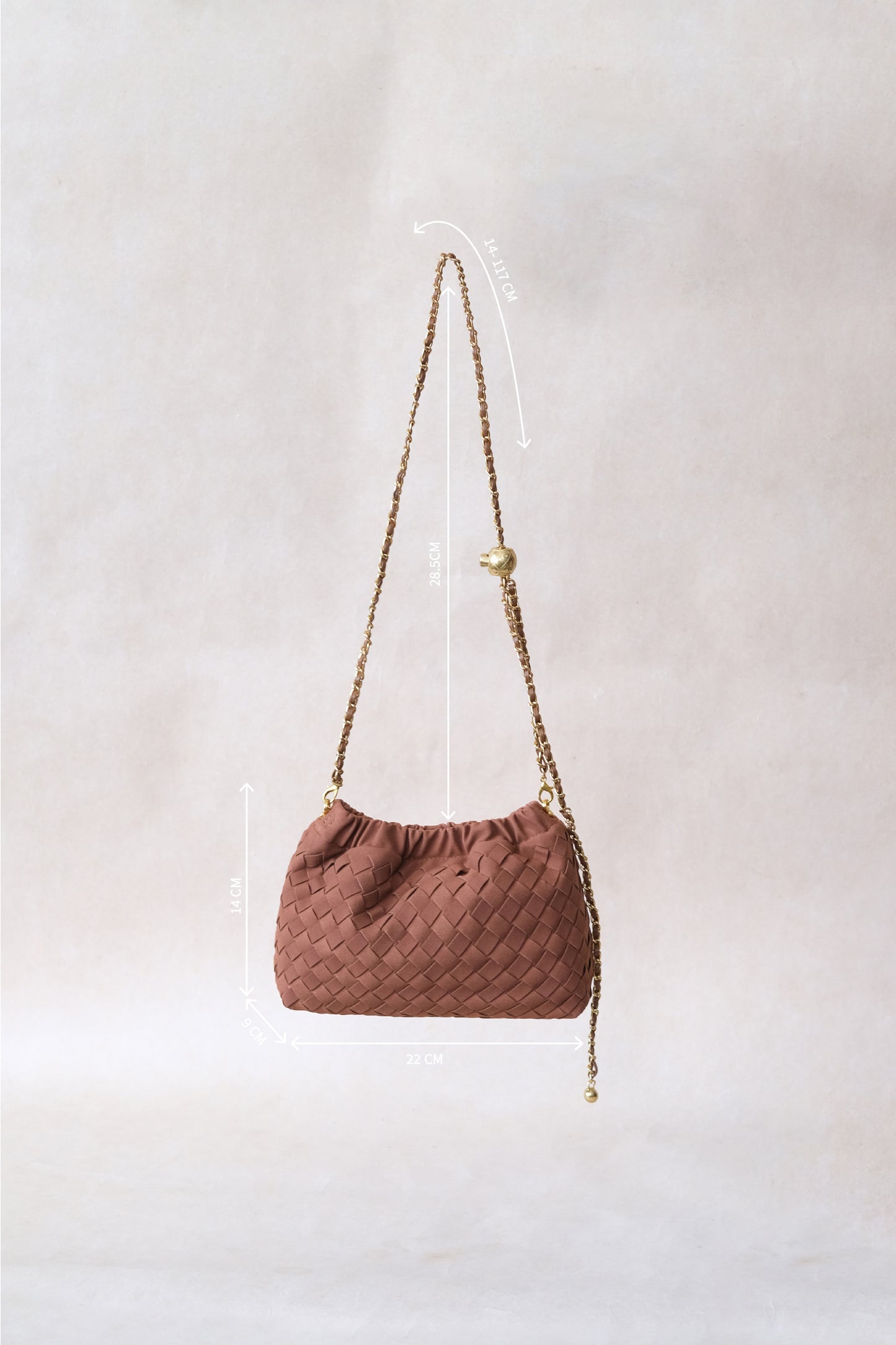Artisan Signature Cloud Bag - Matte Chestnut