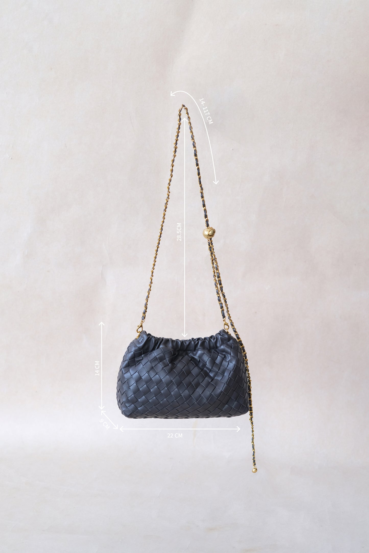 Artisan Signature Cloud Bag - Gunmetal Gray