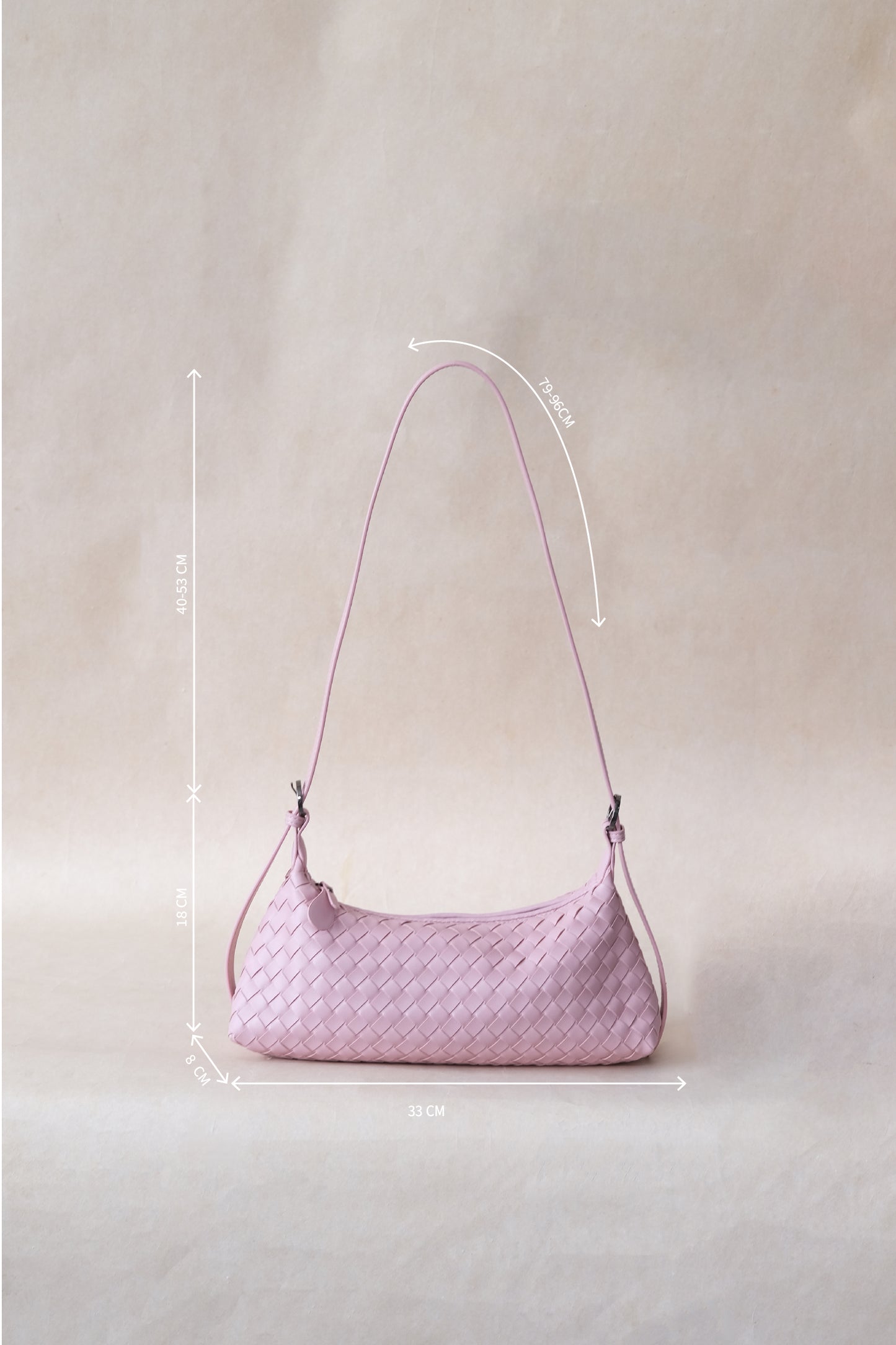Maison Artisan Colette Baguette Bag - Lotus Pink