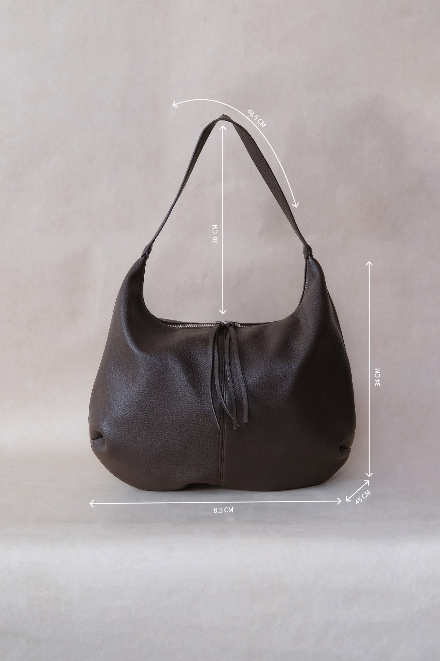 Elara Commuter Tote - Coffee