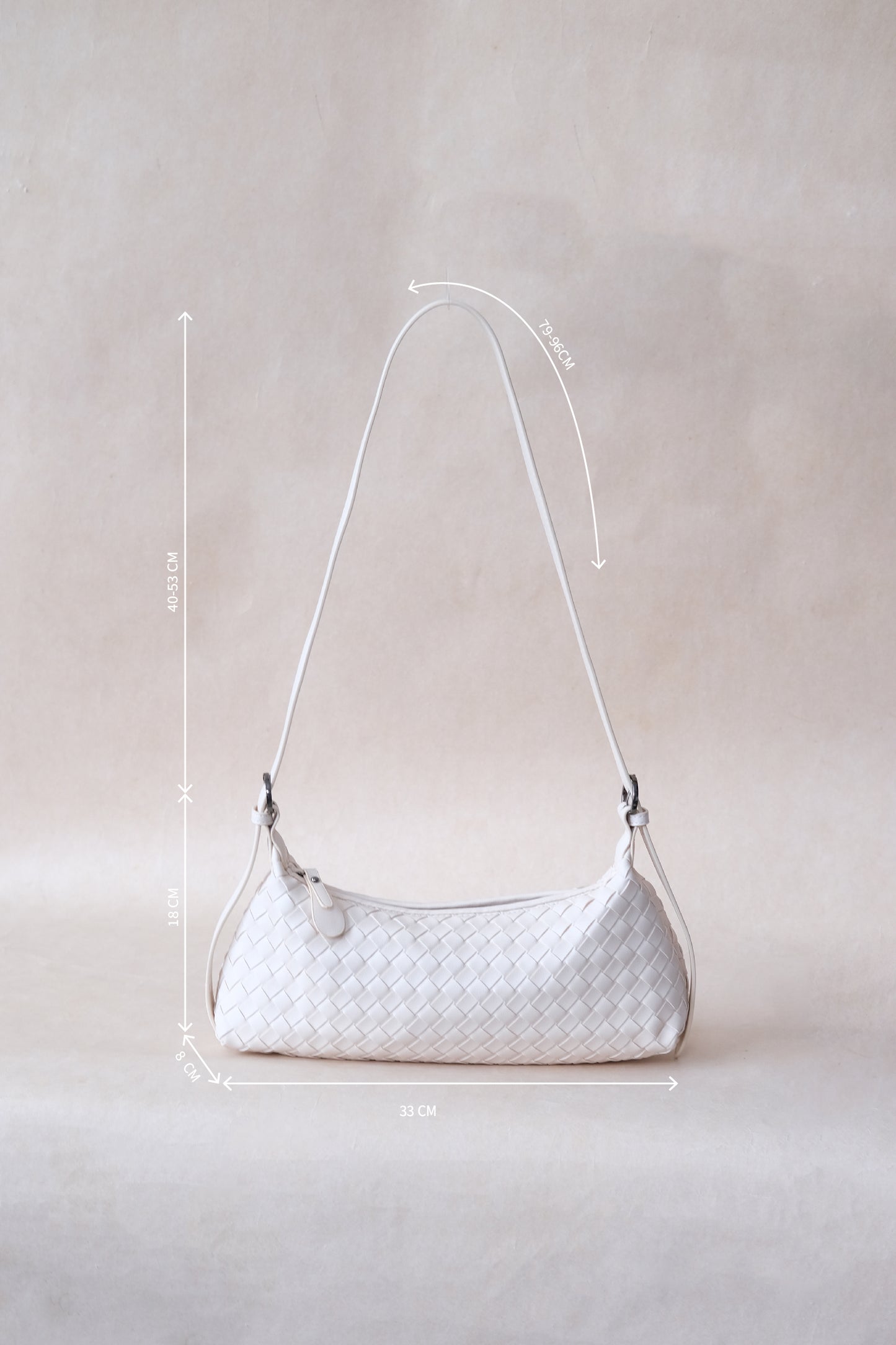 Maison Artisan Colette Baguette Bag - Cream White
