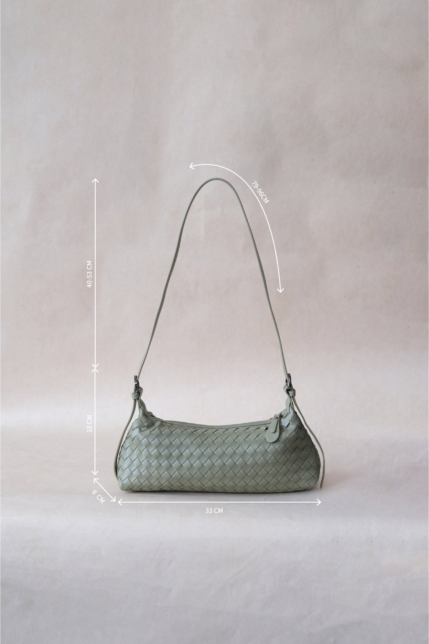 Maison Artisan Colette Baguette Bag - Mineral Green