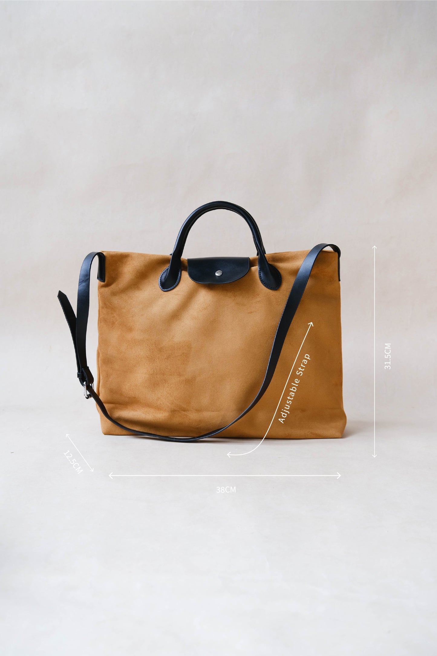 The Large Parisian Bag In Mustard Brown