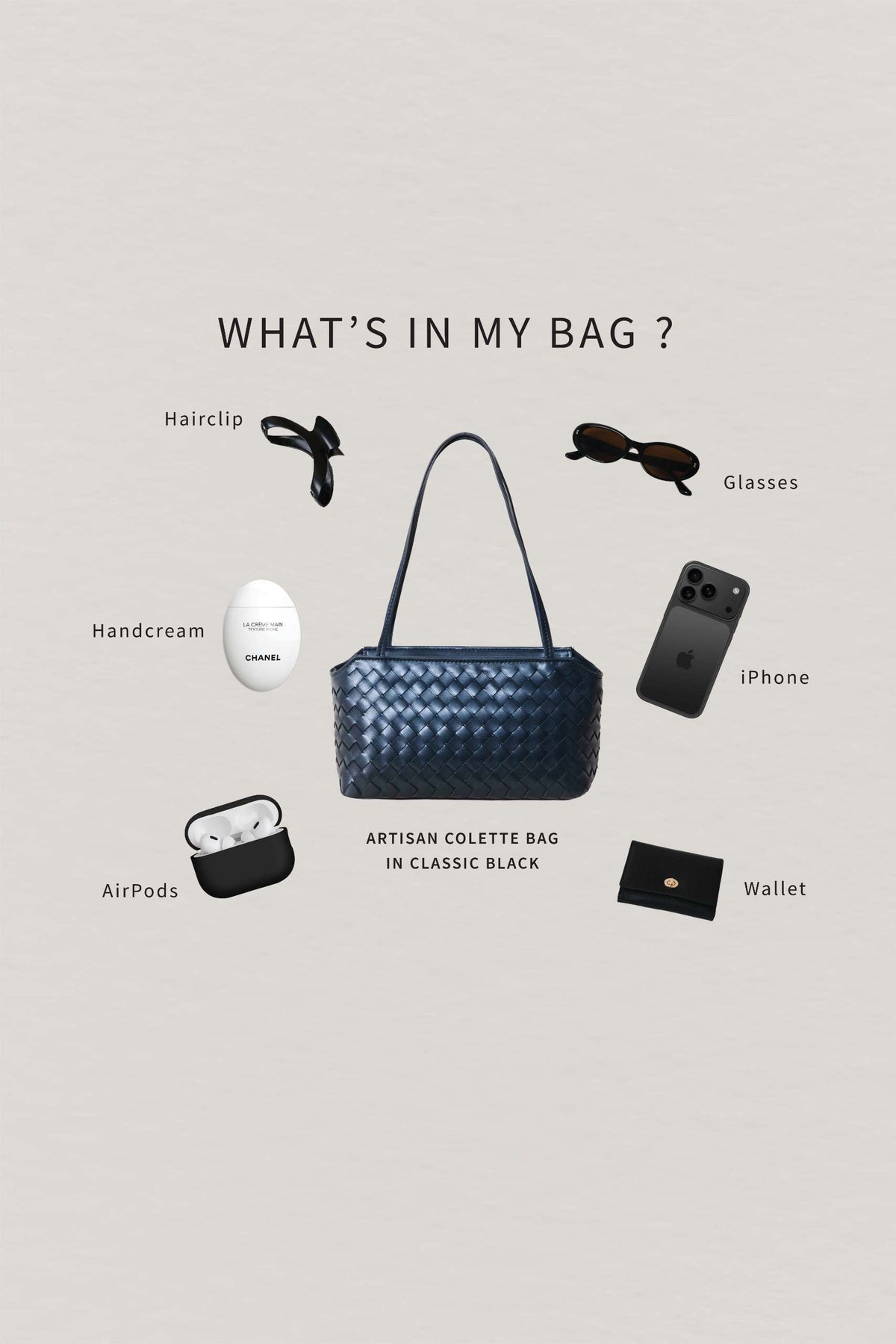 Artisan Colette Bag - Classic Black