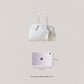 The Léonie Boston Bag - Cream White