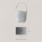 The Aveline Bucket Bag - White