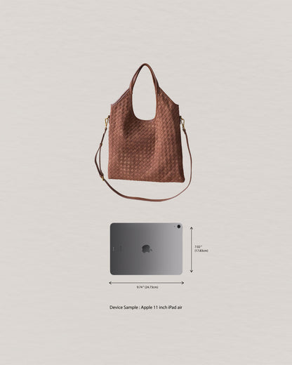 The Artisan Duo Tote - Chestnut