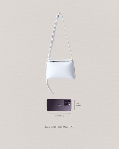 The Hana Box Bag - White