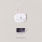 The Yuna Saddle Bag - White