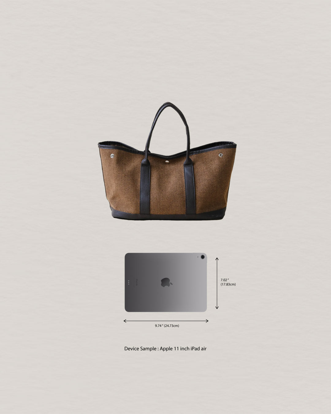 Woolen Shoulder Large Handbag