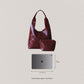 The Margaux Tote - Wine Red