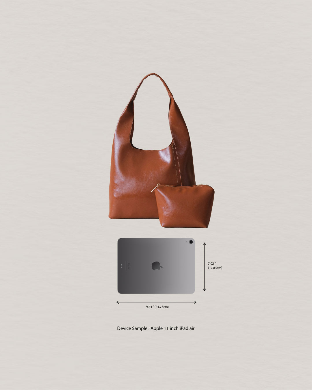 The Margaux Tote - Chestnut