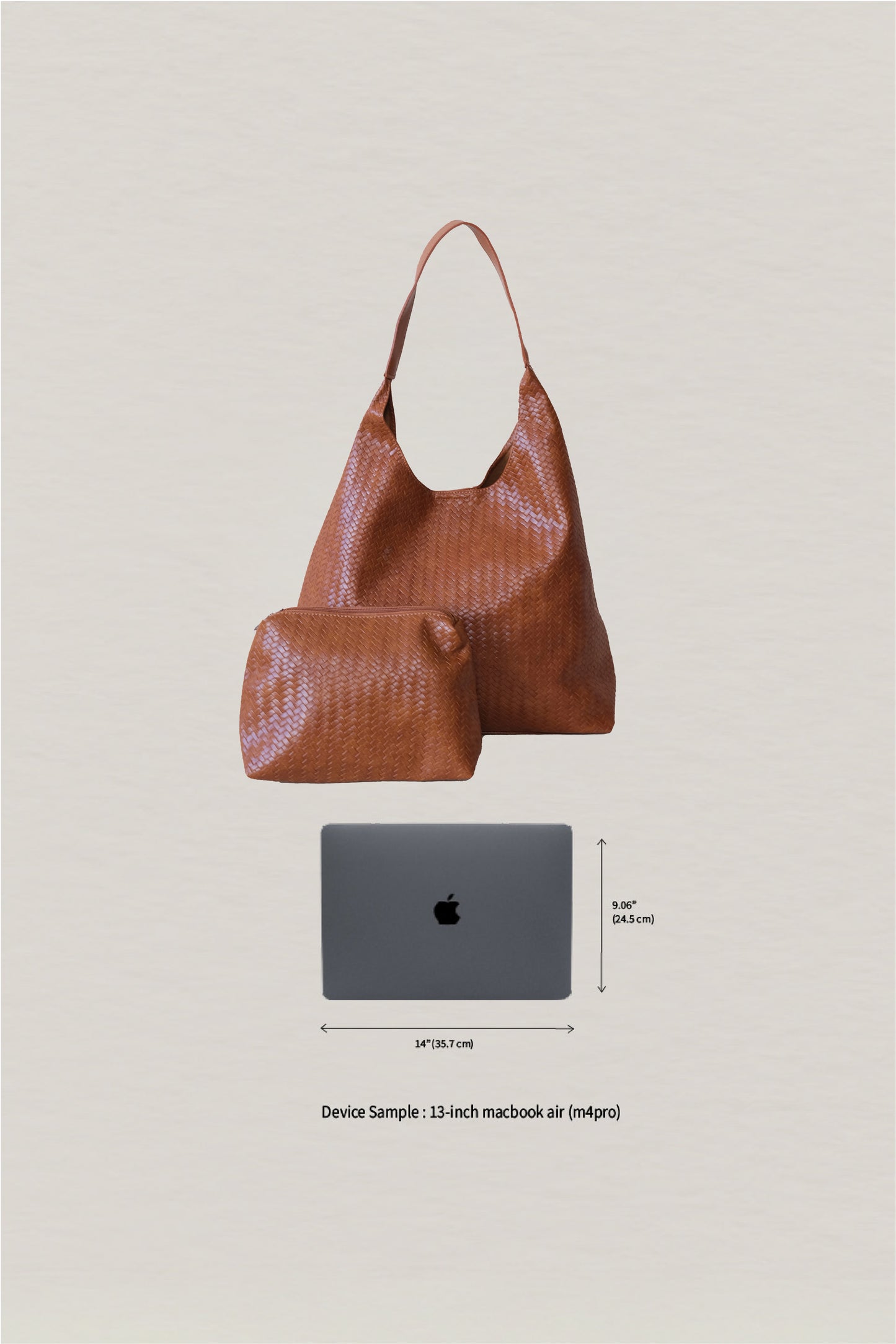 The Pure Elegance Tote - Chestnut