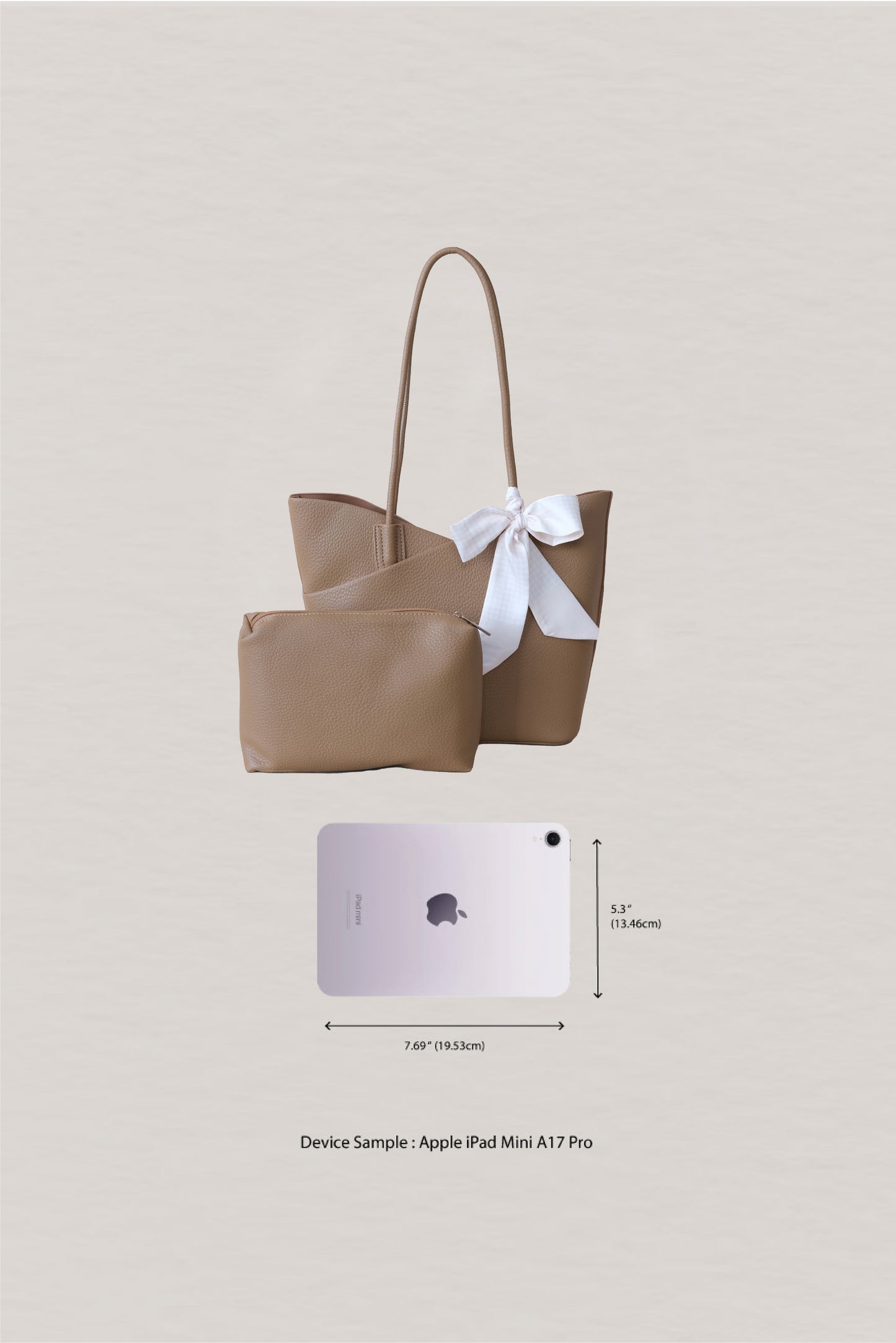 Flower Bud Aura Bag - Biscotti