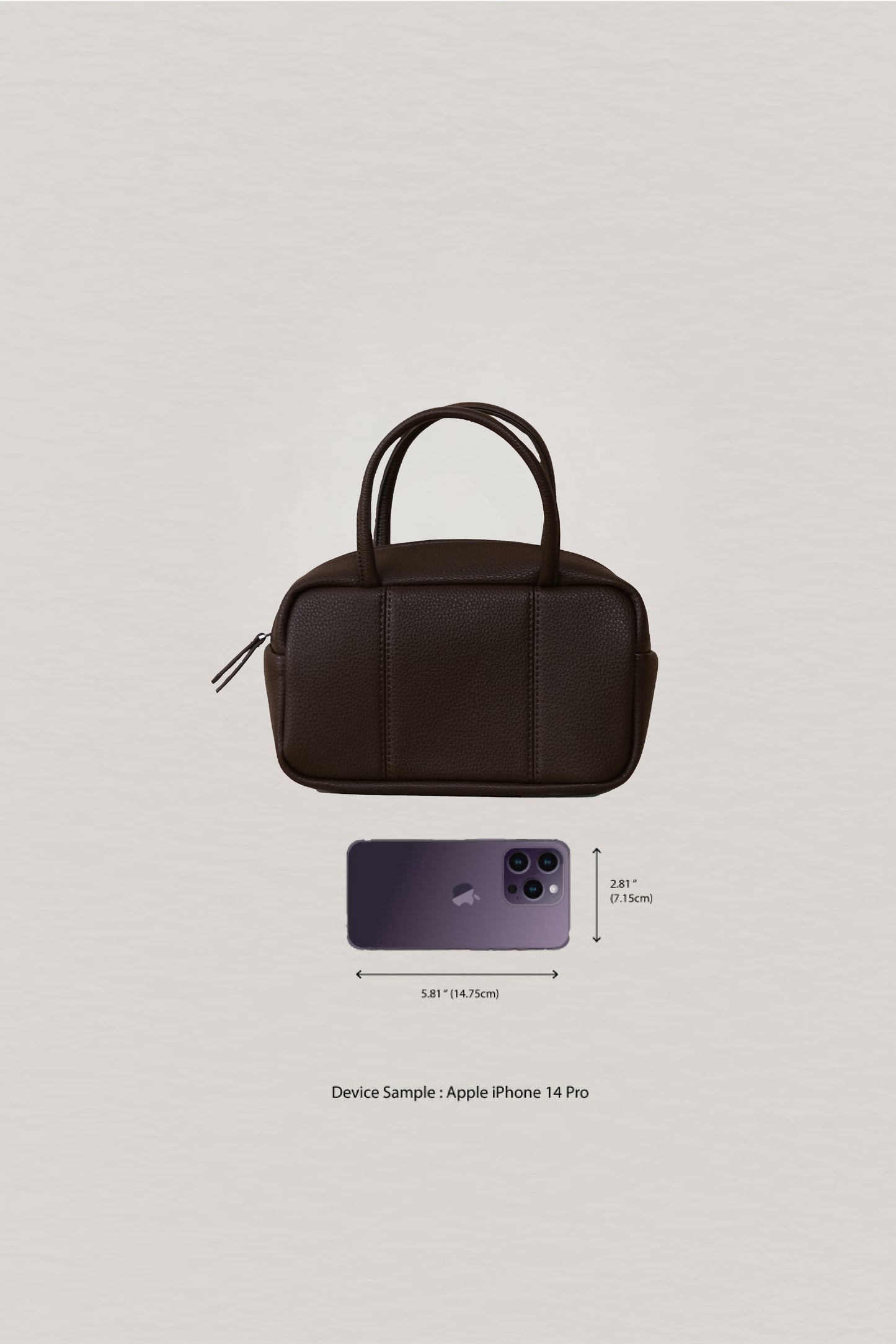 Aurelia Mini Boston - Coffee