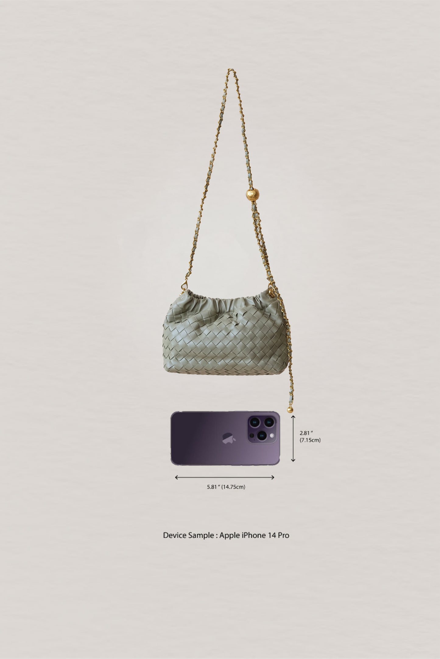 Artisan Signature Cloud Bag - Mineral Green