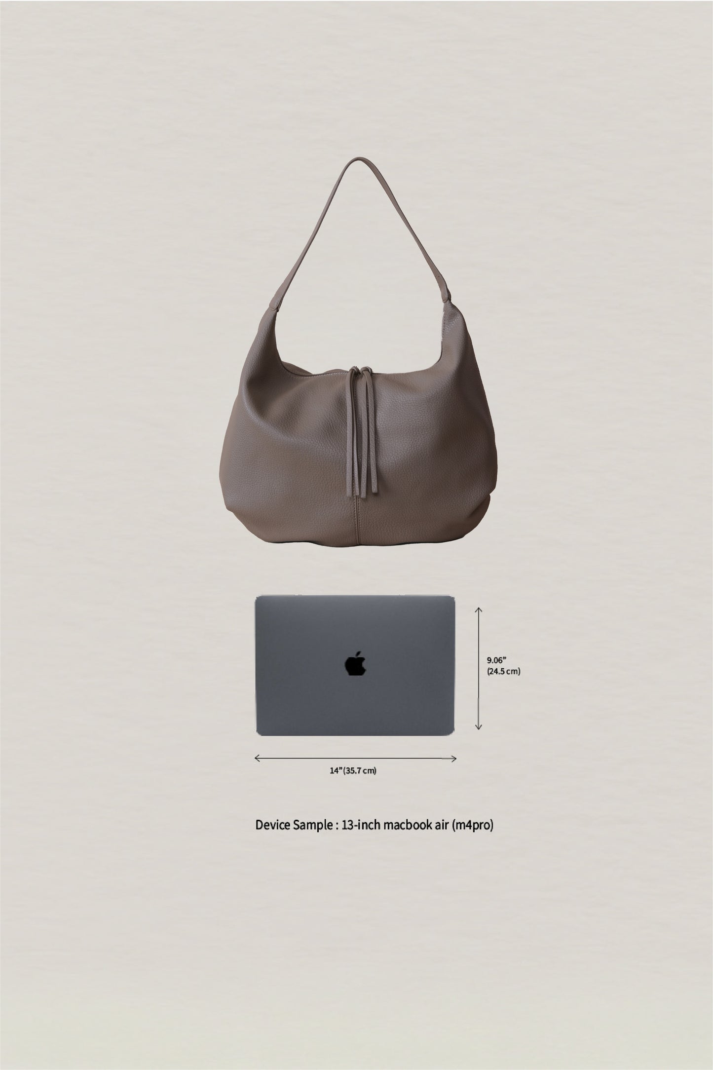 Elara Commuter Tote - Mud