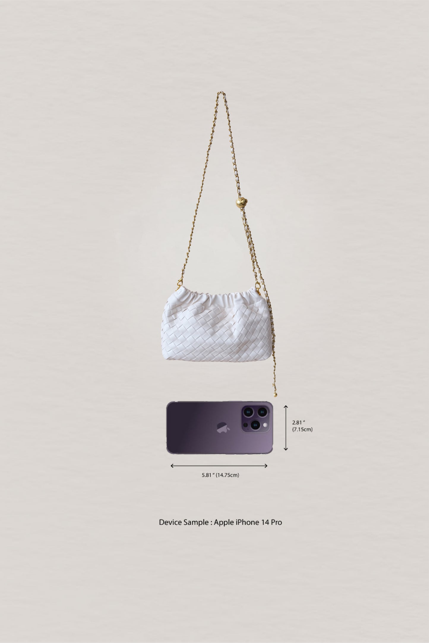 Artisan Signature Cloud Bag - Cream White
