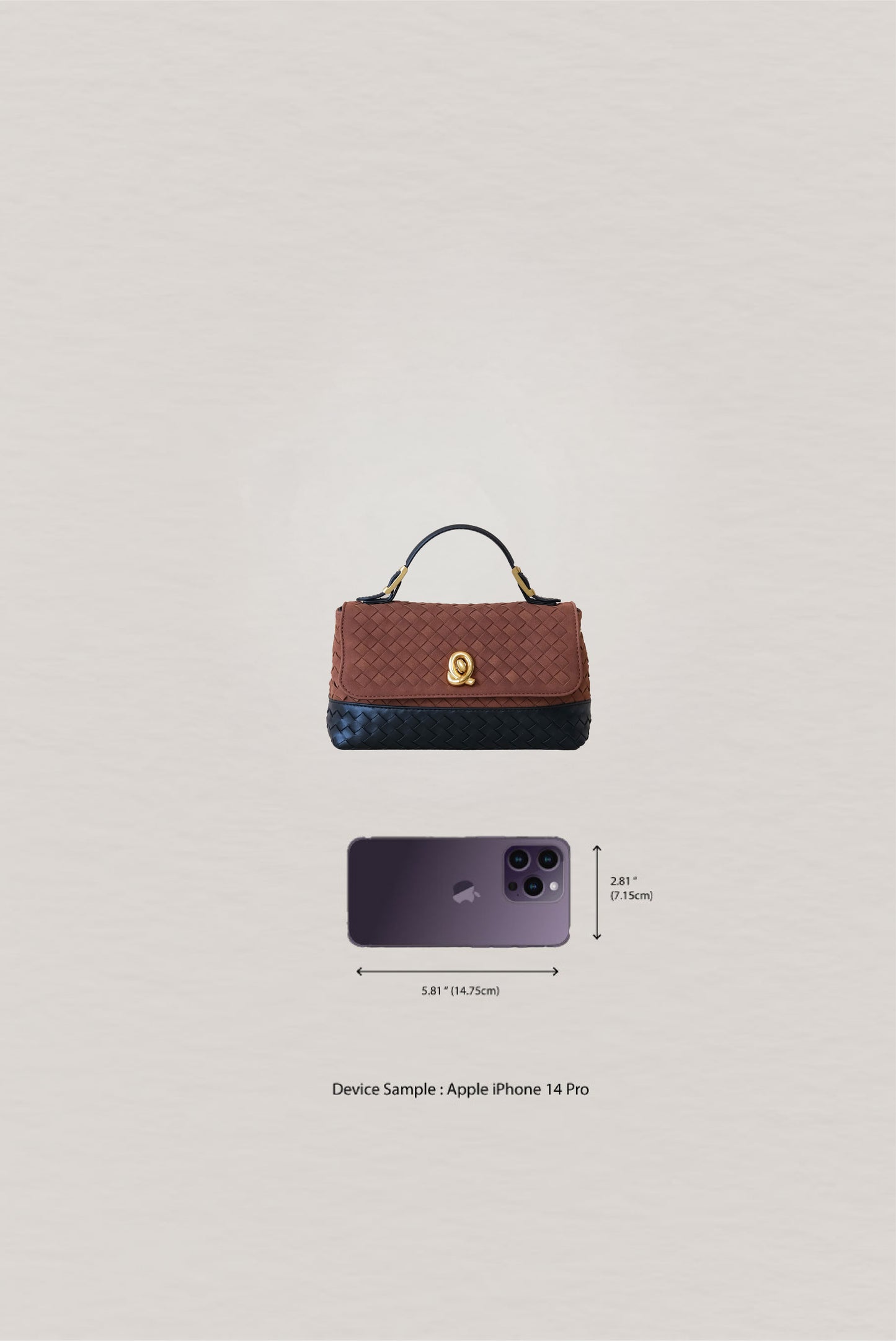 Artisan Minimalist Weave Multi-Bag - Chestnut
