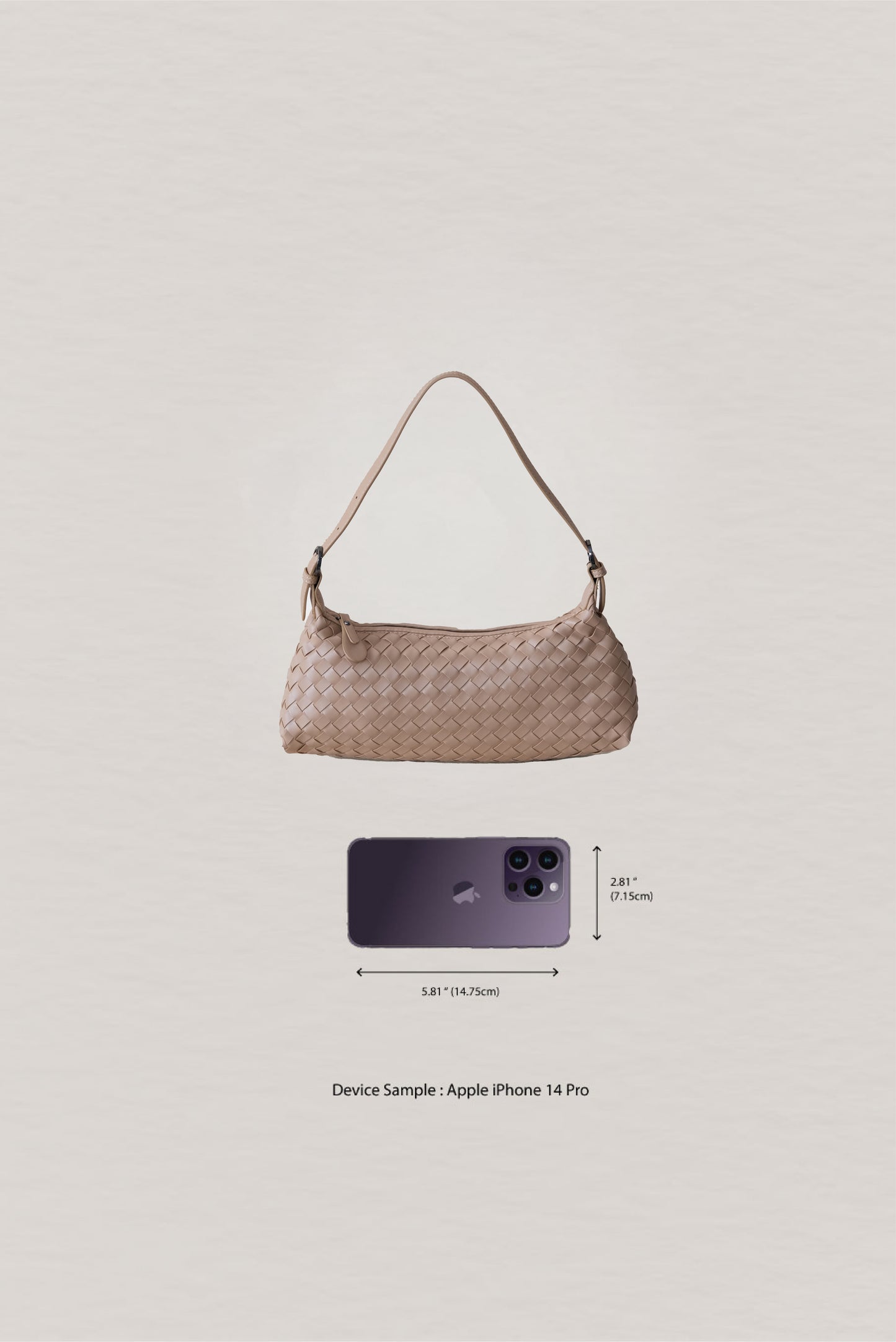 Maison Artisan Colette Baguette Bag - Almond