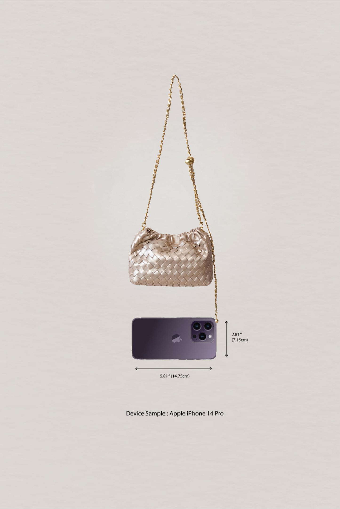 Artisan Signature Cloud Bag - Gold
