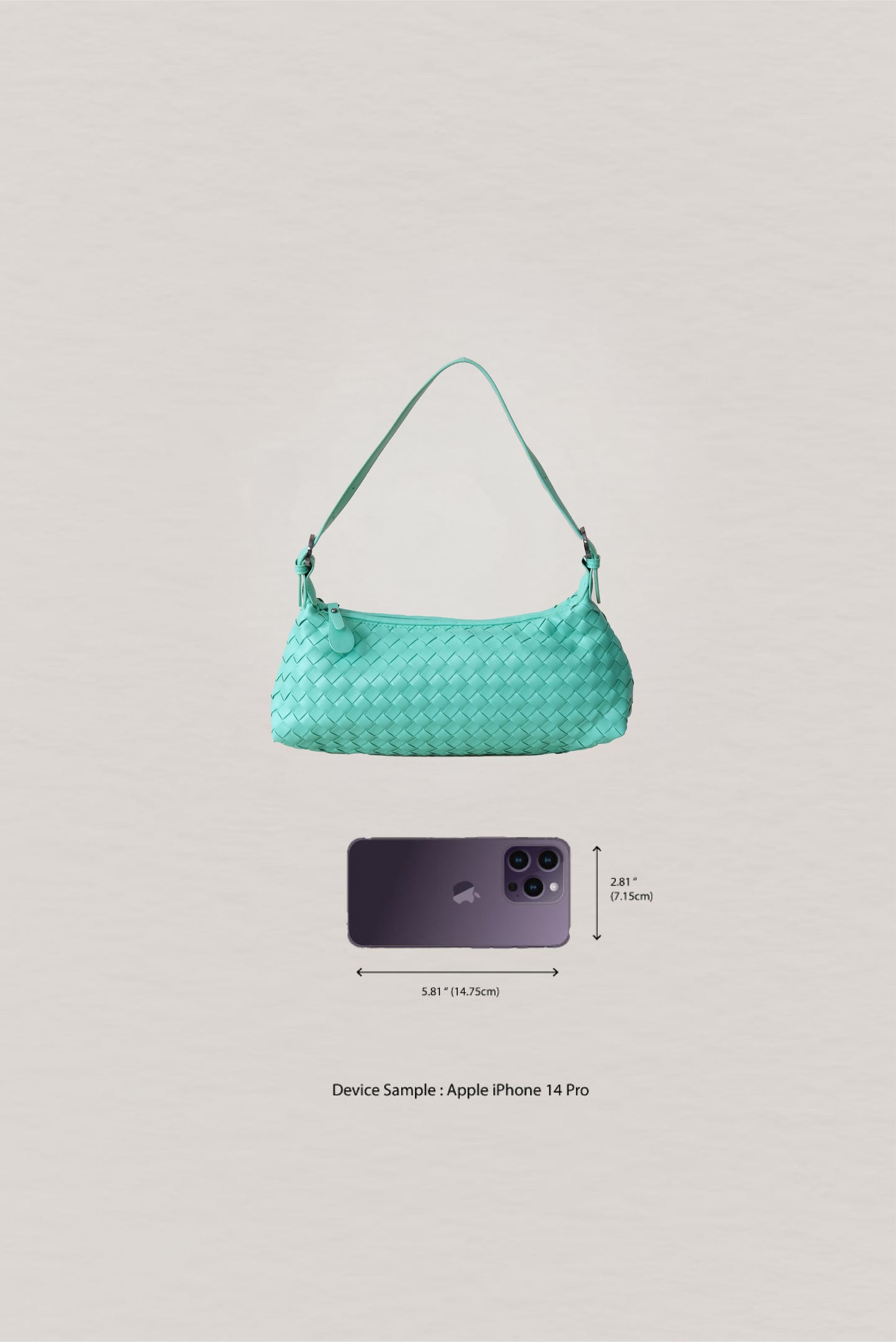 Maison Artisan Colette Baguette Bag - Siren Green