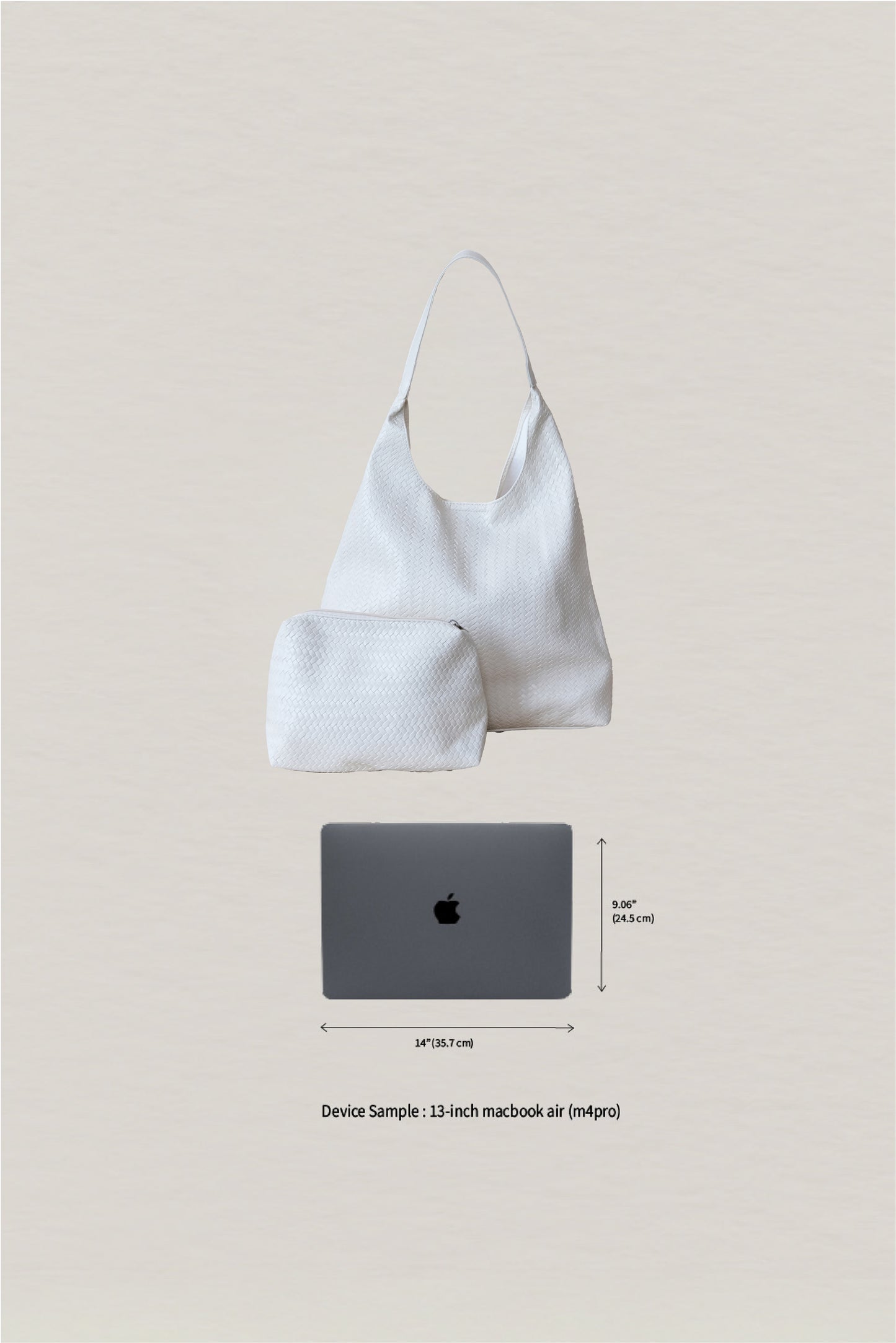 The Pure Elegance Tote - White
