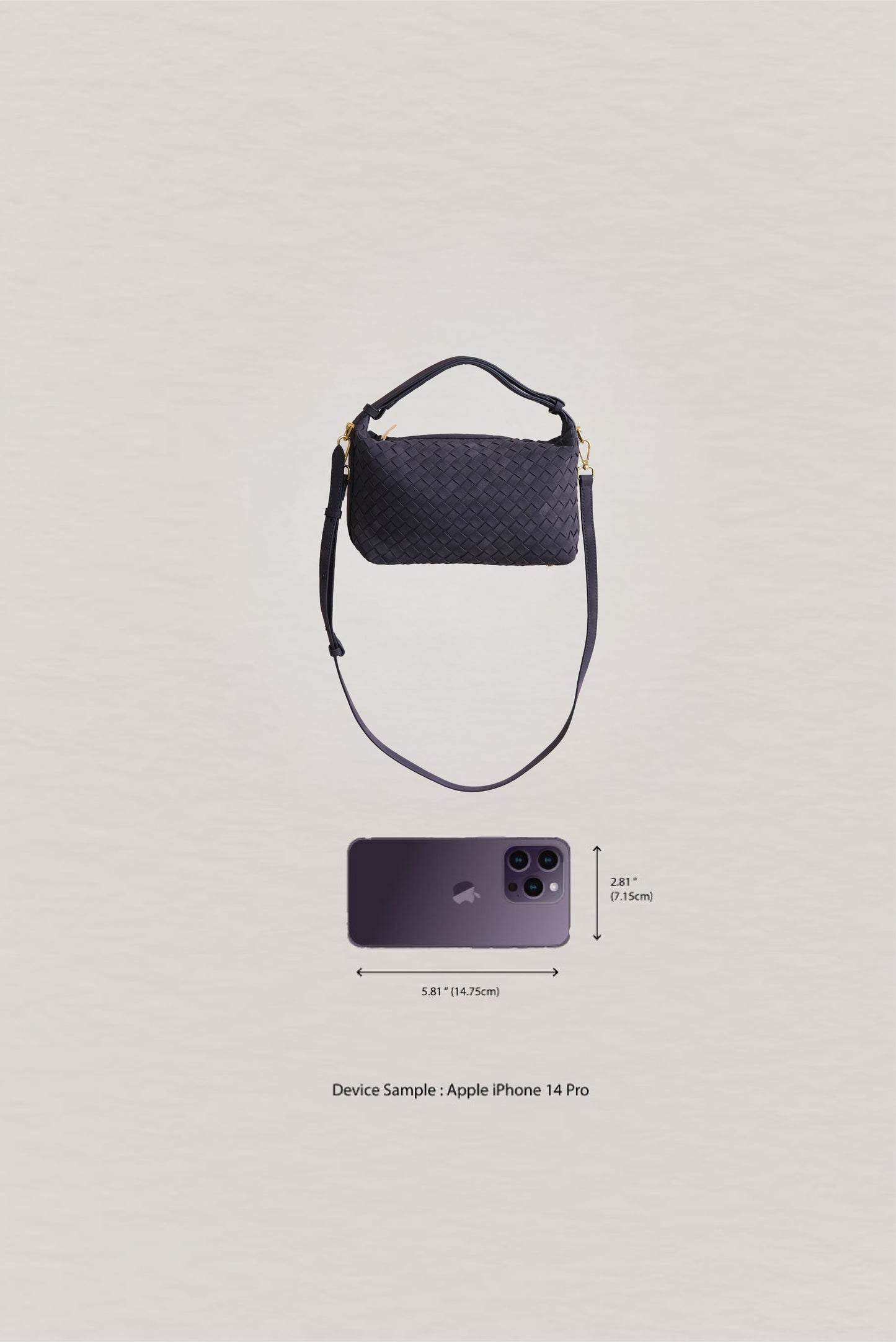 Artisan Velour Bag - Dark Chocolate