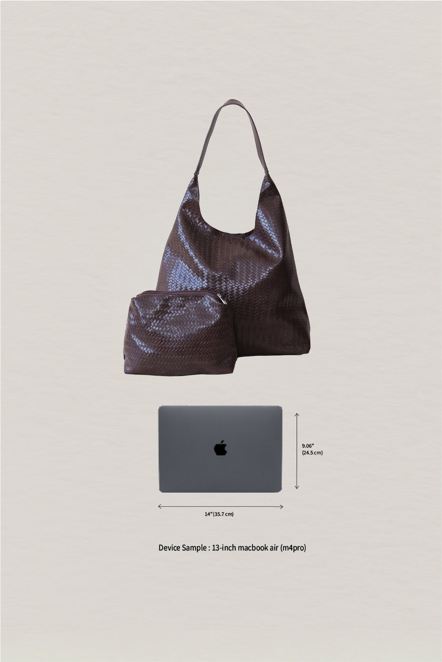 The Pure Elegance Tote - Coffee