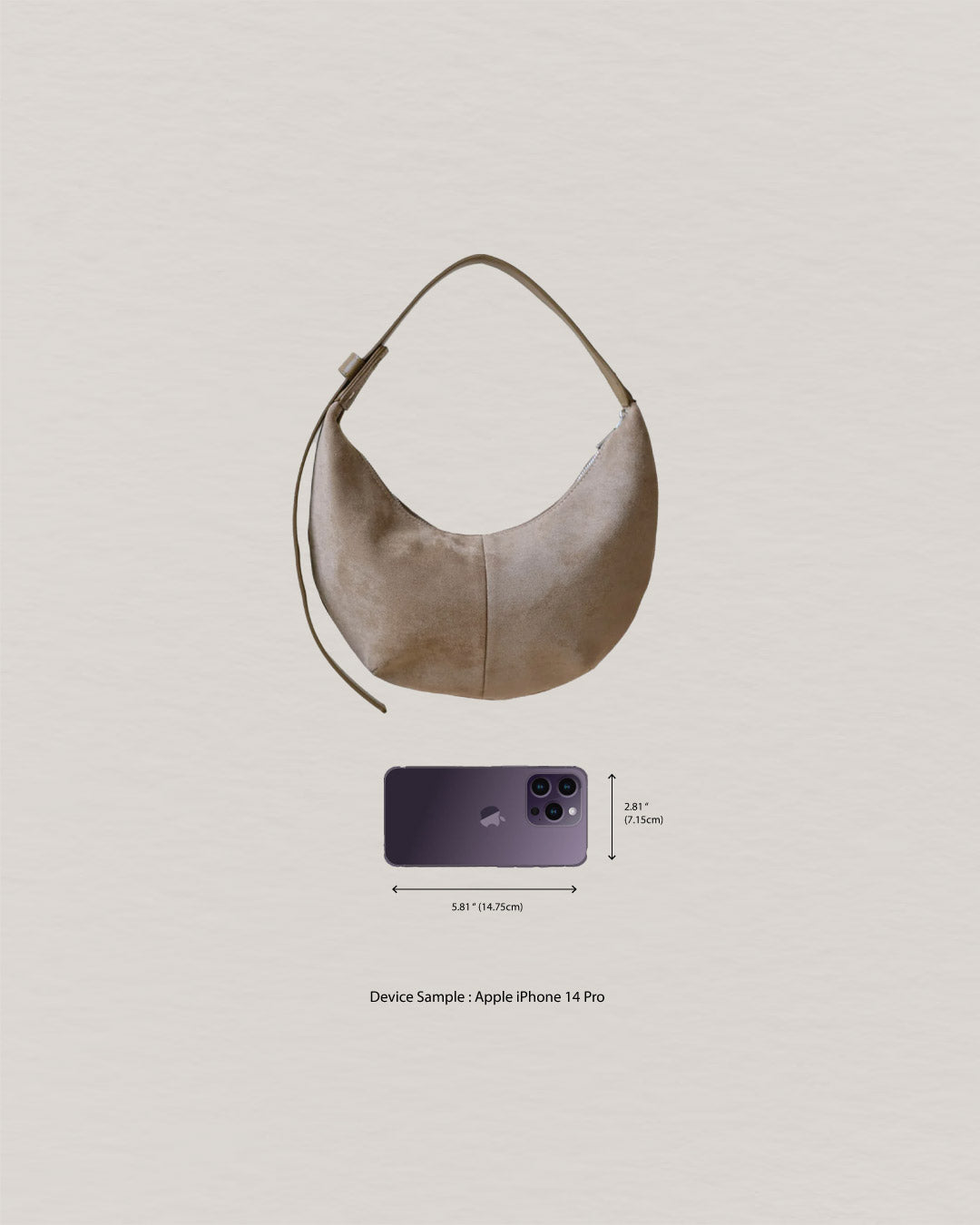 Portable Dumpling Crescent Bun In Almond