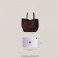 Claudine Basket Bag - Matte Coffee