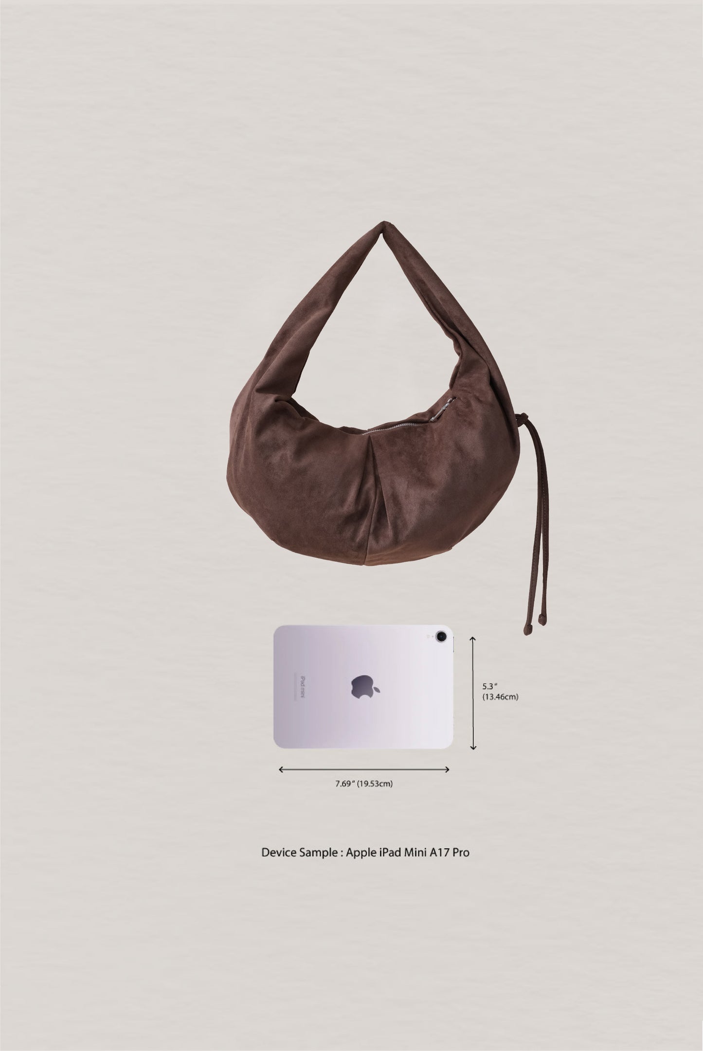 The Signature Crescent Bag - Coffee