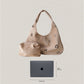 Chic Minimalist Shoulder Tote - Khaki
